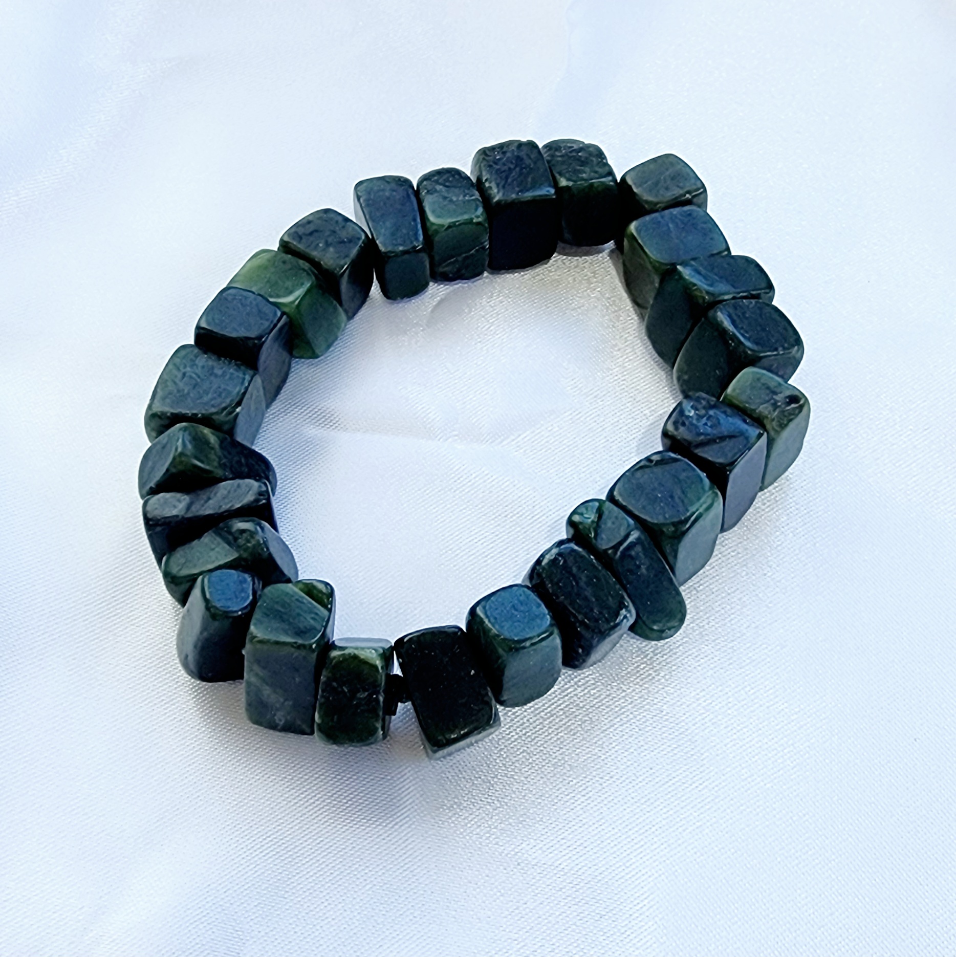 Pounamu 21cm Long Chunky Bracelet Greenstone?Jewellery 