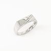 9ct White Gold Gents Wedding Ring