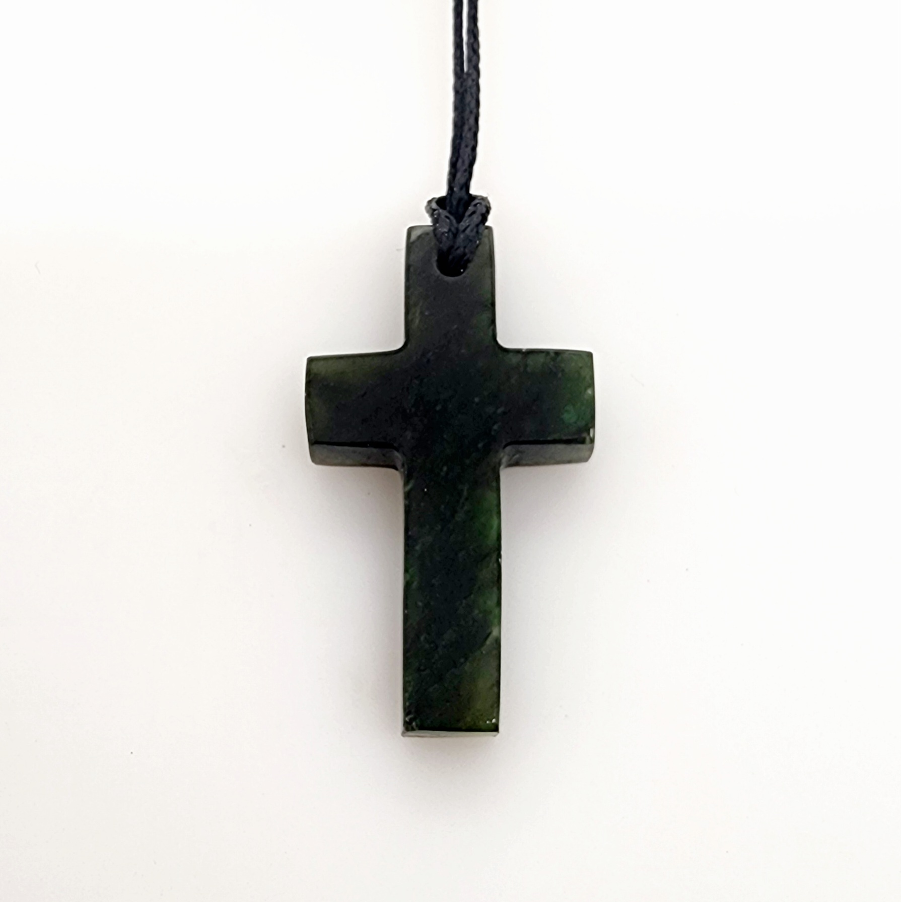 New Zealand Pounamu Cross Necklace - HPCR30.38 Greenstone?Jewellery New Zealand Pounamu Cross Necklace - HPCR30.38 Greenstone?Jewellery