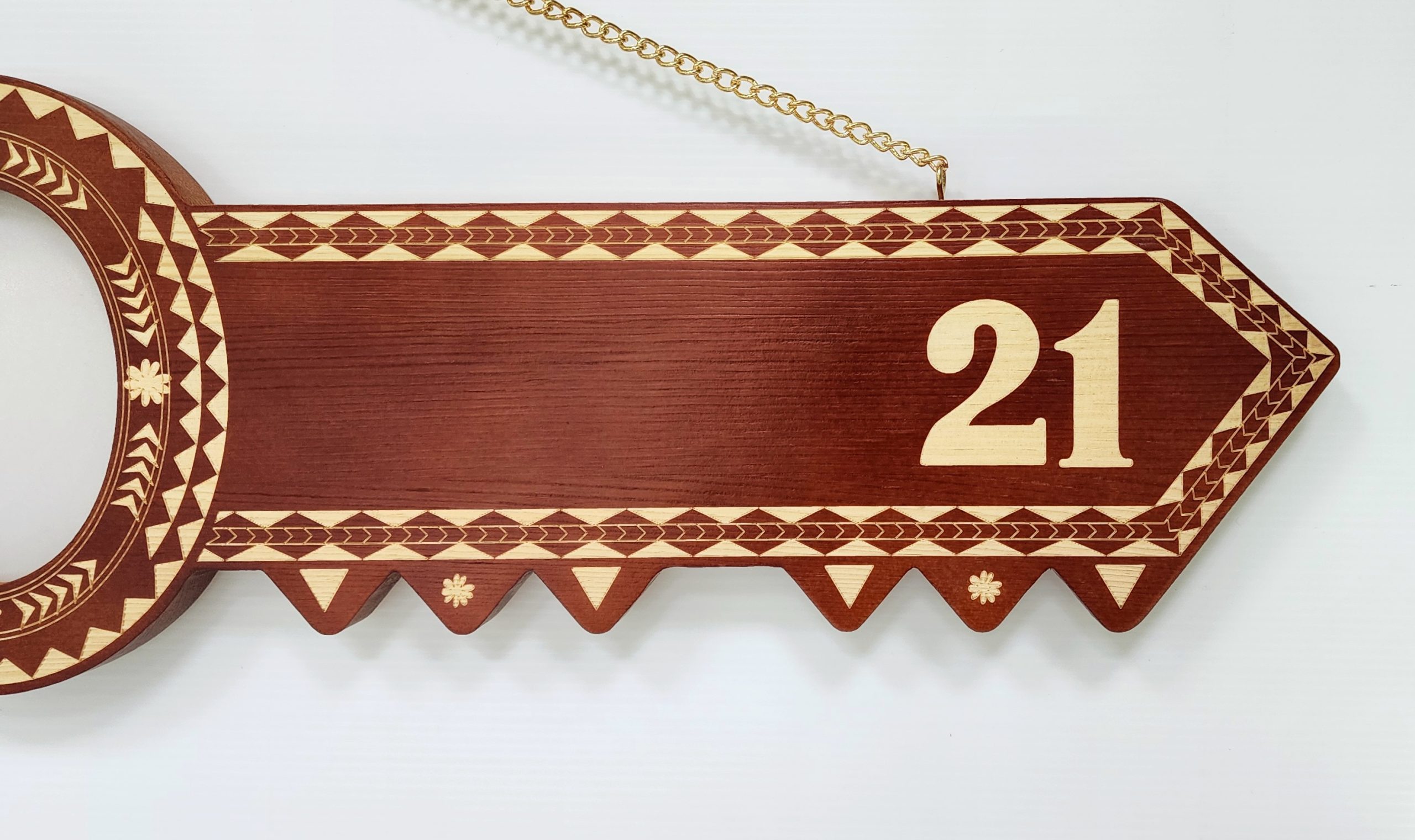 21st Island Design Wooden Key with Laser Engraved Patterns, Tongan Sila with 21 – Design SJ2473 21st Keys 21st Island Design Wooden Key with Laser Engraved Patterns, Tongan Sila with 21 – Design SJ2473 21st Keys