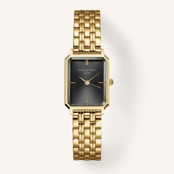 Rosefield Octagon Black Gold - OBSSG-O47 WATCH 