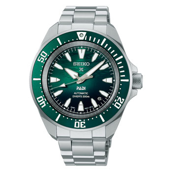 Seiko Prospex PADI 60th Anniversary 4R Automatic 200M WR Diver's Watch In Underwater Green - SRPL53K1 CASIO 
