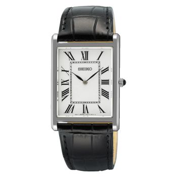 Seiko Gents Classic Square Face 29mm Wide Quartz Watch - SWR103P1 CASIO 