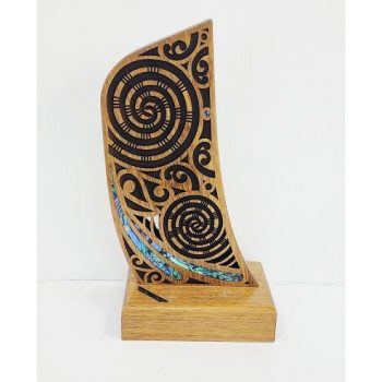 210mm High Waka Stern with Paua Shell Inlay NIXON, WATCH 