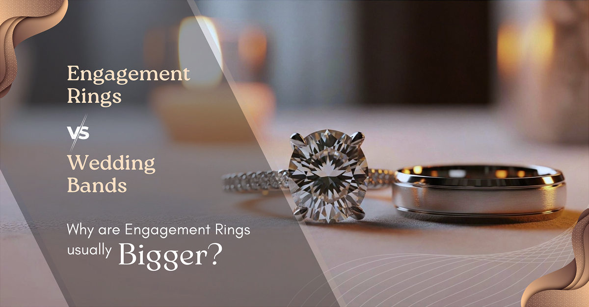 Engagement Rings Vs Wedding Bands Why Are Engagement Rings Usually Bigger