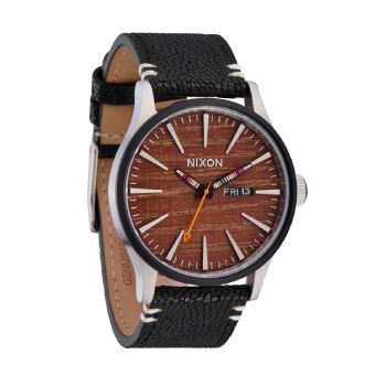 NIXON Sentry Leather 100M Watch - A105-5342-00 NIXON, WATCH 