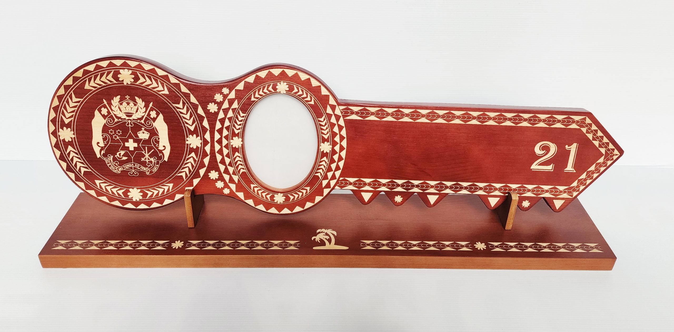 Island Design Wooden Birthday Key with "Tongan Sila" & "21" Laser Engraved – SJ2106DB 21st Keys Island Design Wooden Birthday Key with "Tongan Sila" & "21" Laser Engraved – SJ2106DB 21st Keys