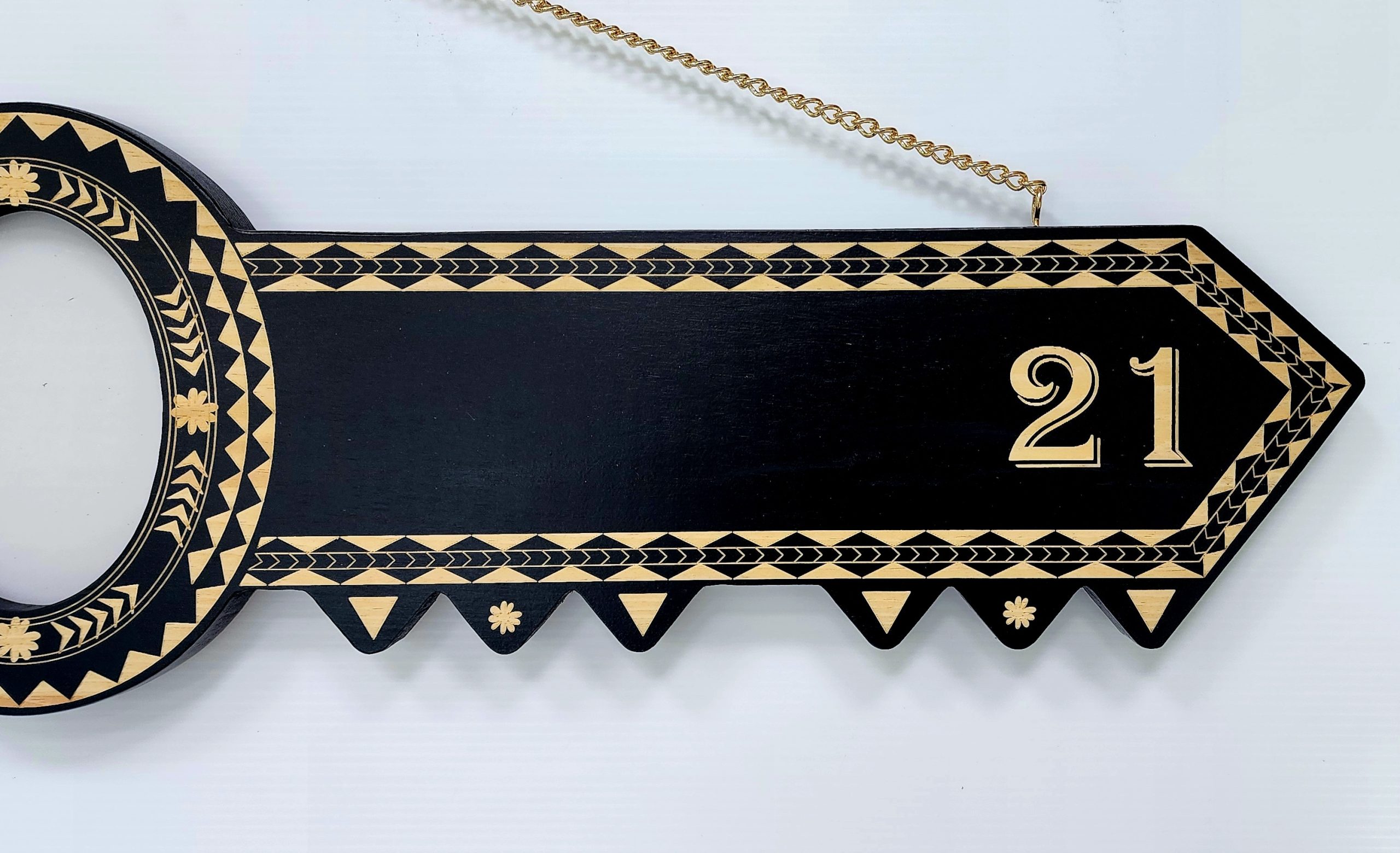 Island Design Wooden Birthday Key with "Samoan Sila" & "21" Laser Engraved – SJ2102BLK 21st Keys Island Design Wooden Birthday Key with "Samoan Sila" & "21" Laser Engraved – SJ2102BLK 21st Keys