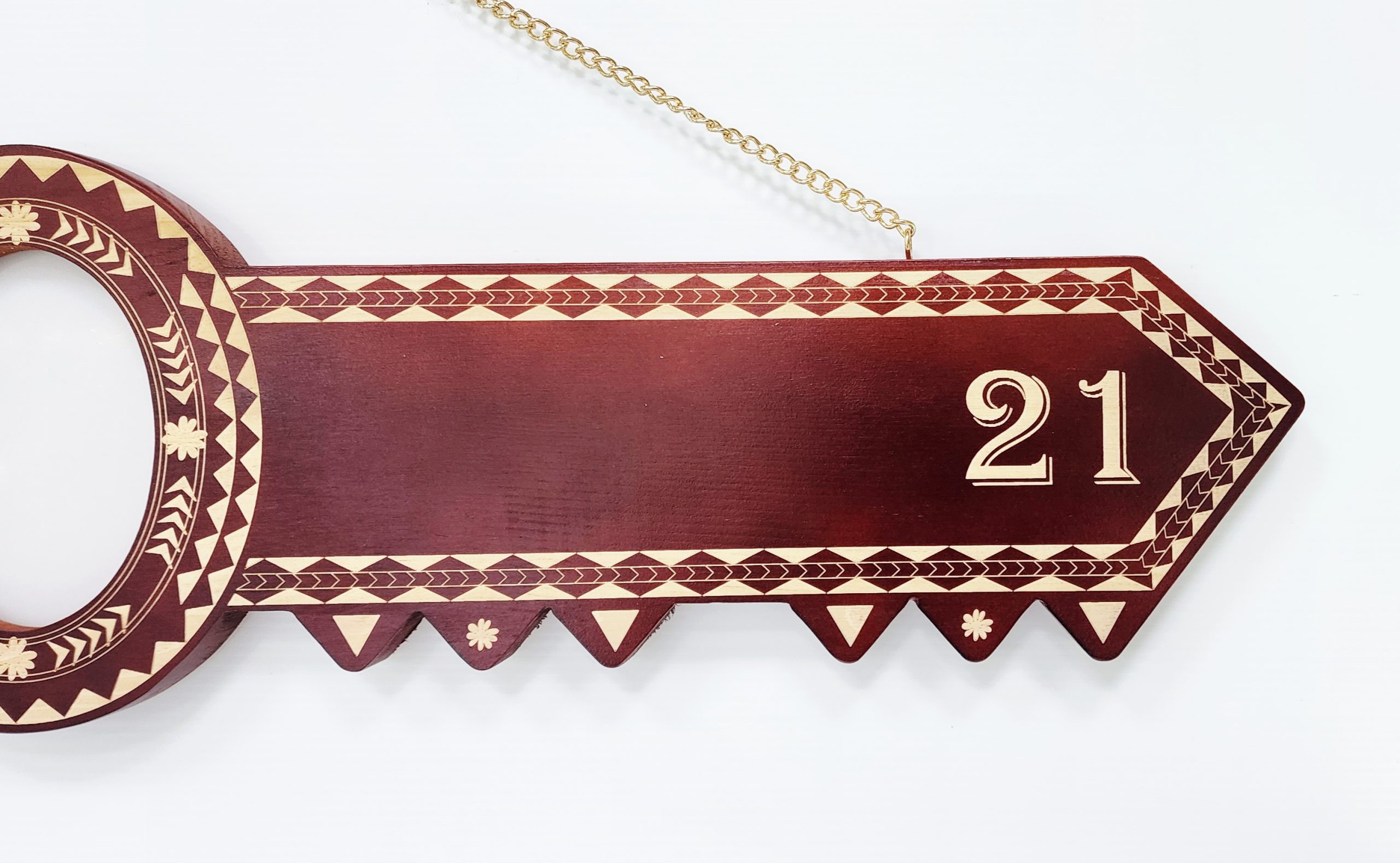 Island Design Wooden Birthday Key with Three Hibiscus Flowers & "21" Laser Engraved – SJ2510DB 21st Keys Island Design Wooden Birthday Key with Three Hibiscus Flowers & "21" Laser Engraved – SJ2510DB 21st Keys