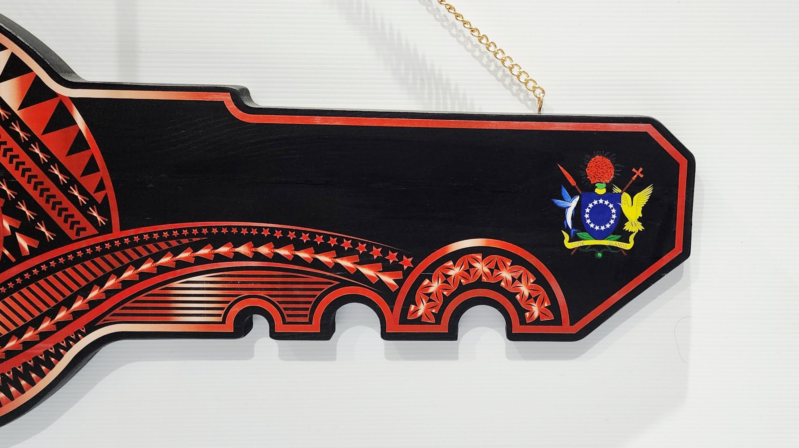 Island Design Red & White Theme Colour UV Printed Wooden Birthday Key with "Coat of arms of Cook Island" – SJ2249 21st Keys Island Design Red & White Theme Colour UV Printed Wooden Birthday Key with "Coat of arms of Cook Island" – SJ2249 21st Keys