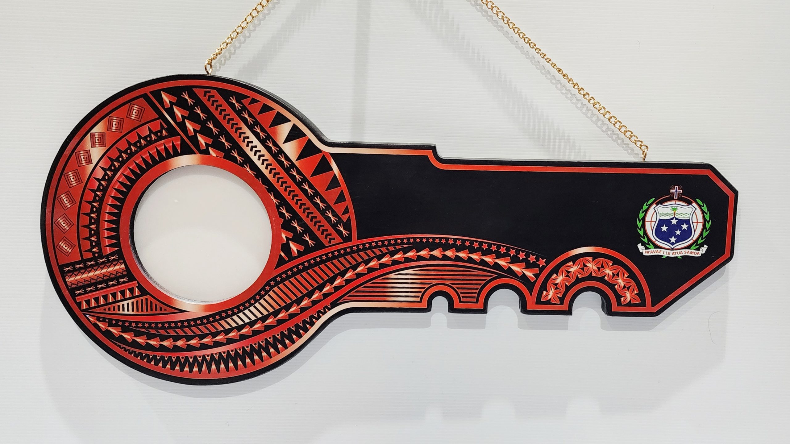 Island Design Red & White Theme Colour UV Printed Wooden Birthday Key with "Samoan Sila" – SJ2247 21st Keys Island Design Red & White Theme Colour UV Printed Wooden Birthday Key with "Samoan Sila" – SJ2247 21st Keys