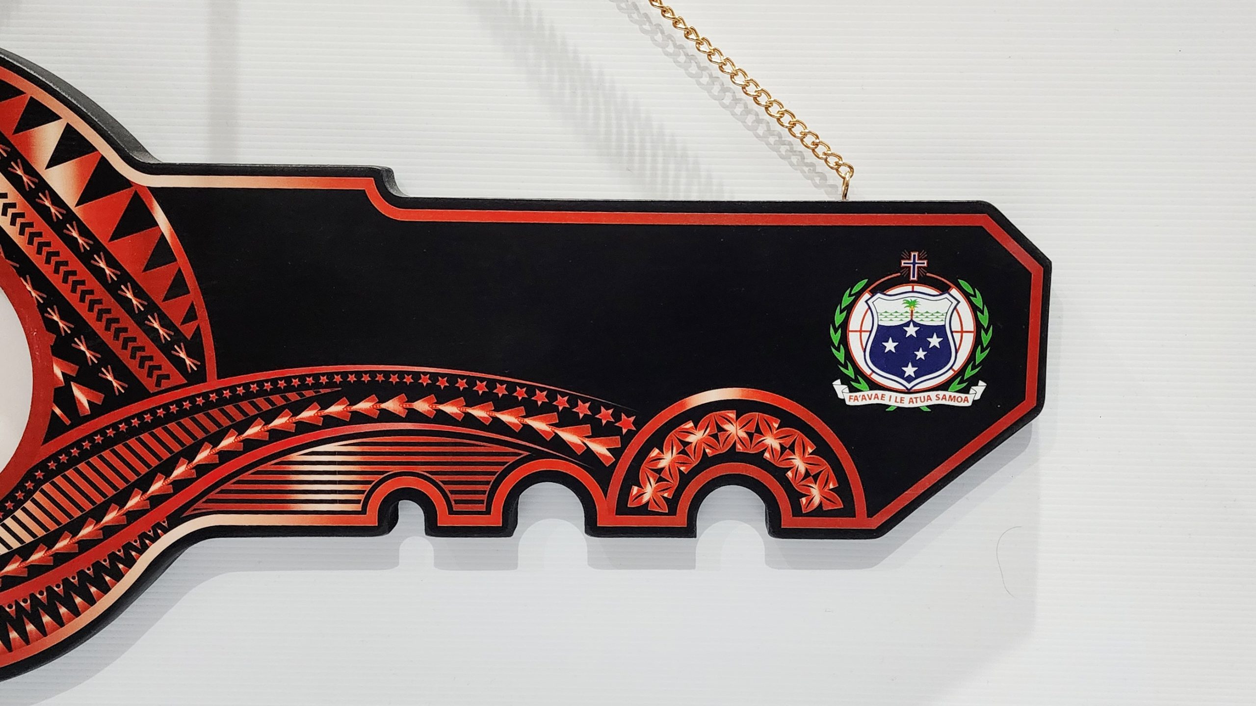 Island Design Red & White Theme Colour UV Printed Wooden Birthday Key with "Samoan Sila" – SJ2247 21st Keys Island Design Red & White Theme Colour UV Printed Wooden Birthday Key with "Samoan Sila" – SJ2247 21st Keys