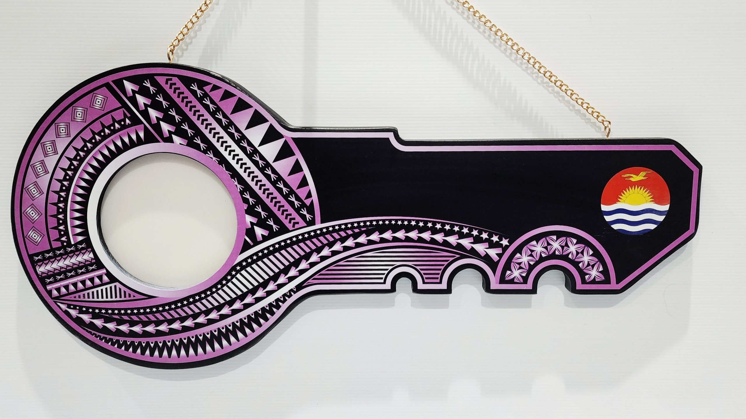 Island Design Purple & White Theme Colour UV Printed Wooden Birthday Key with "Kiribati Flag" – SJ2258 21st Keys Island Design Purple & White Theme Colour UV Printed Wooden Birthday Key with "Kiribati Flag" – SJ2258 21st Keys