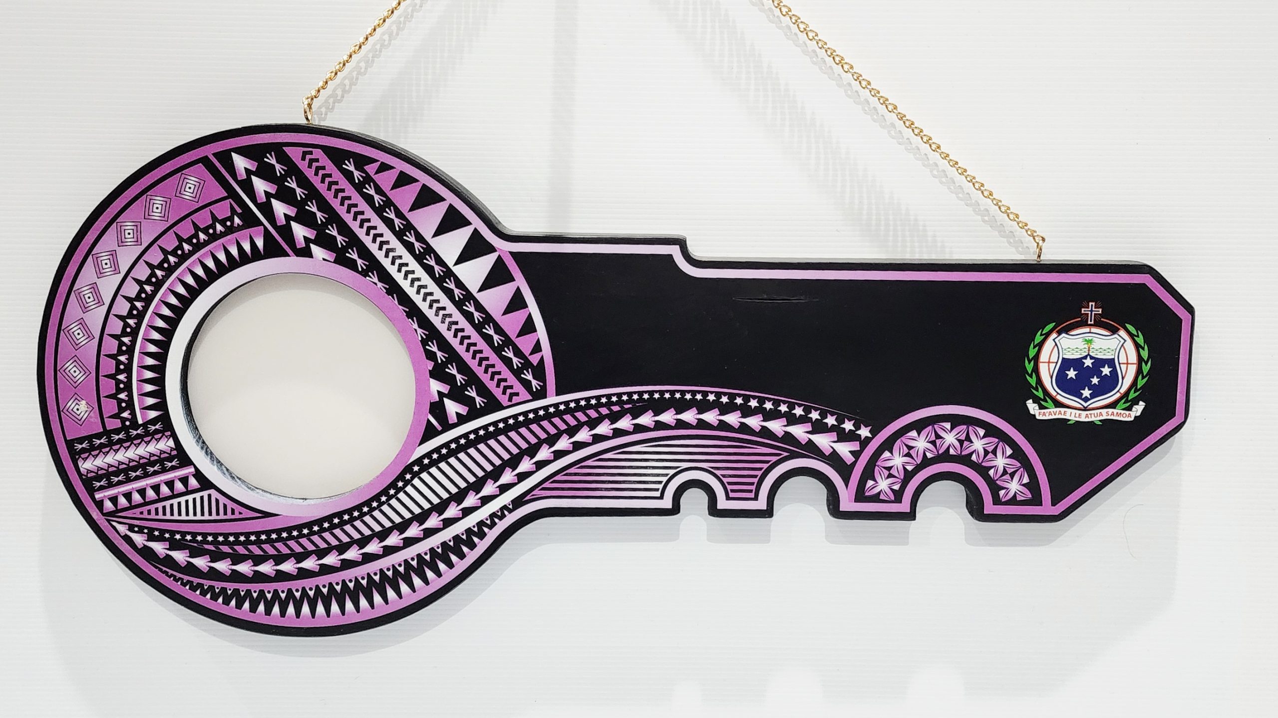 Island Design Purple & White Theme Colour UV Printed Wooden Birthday Key with "Samoan Sila" – SJ2254 21st Keys Island Design Purple & White Theme Colour UV Printed Wooden Birthday Key with "Samoan Sila" – SJ2254 21st Keys