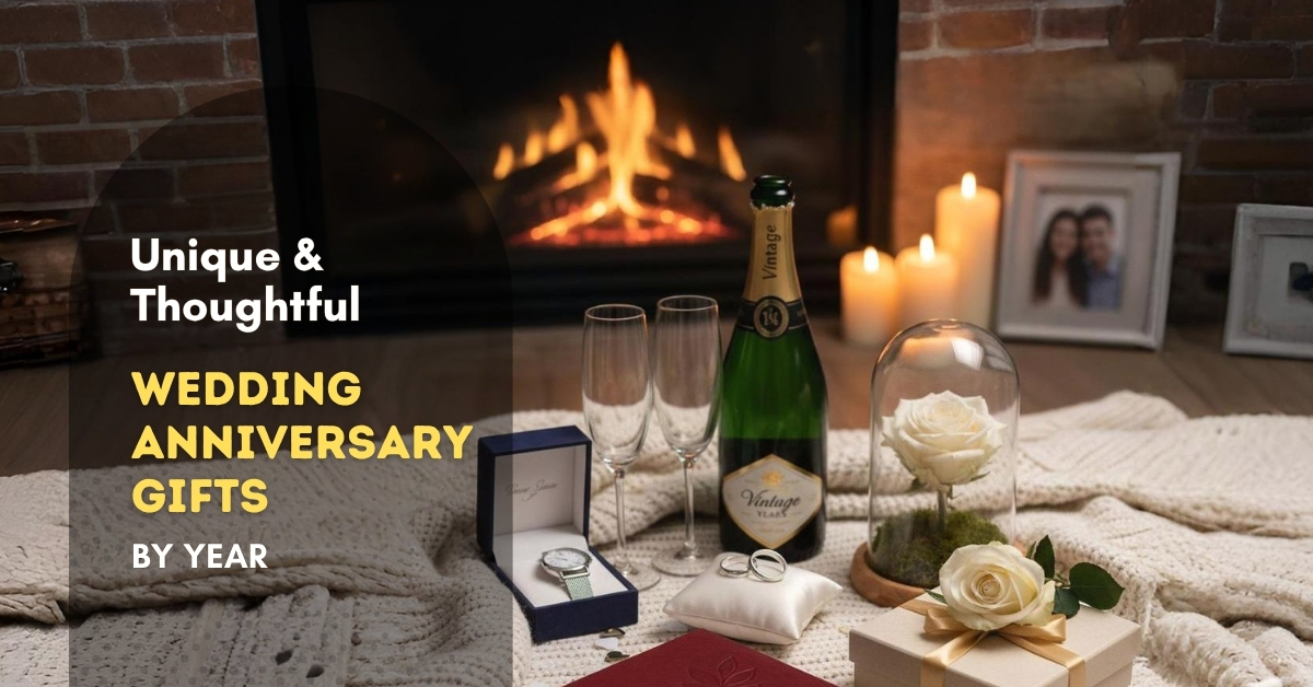 Unique & Thoughtful Wedding Anniversary Gifts by Year