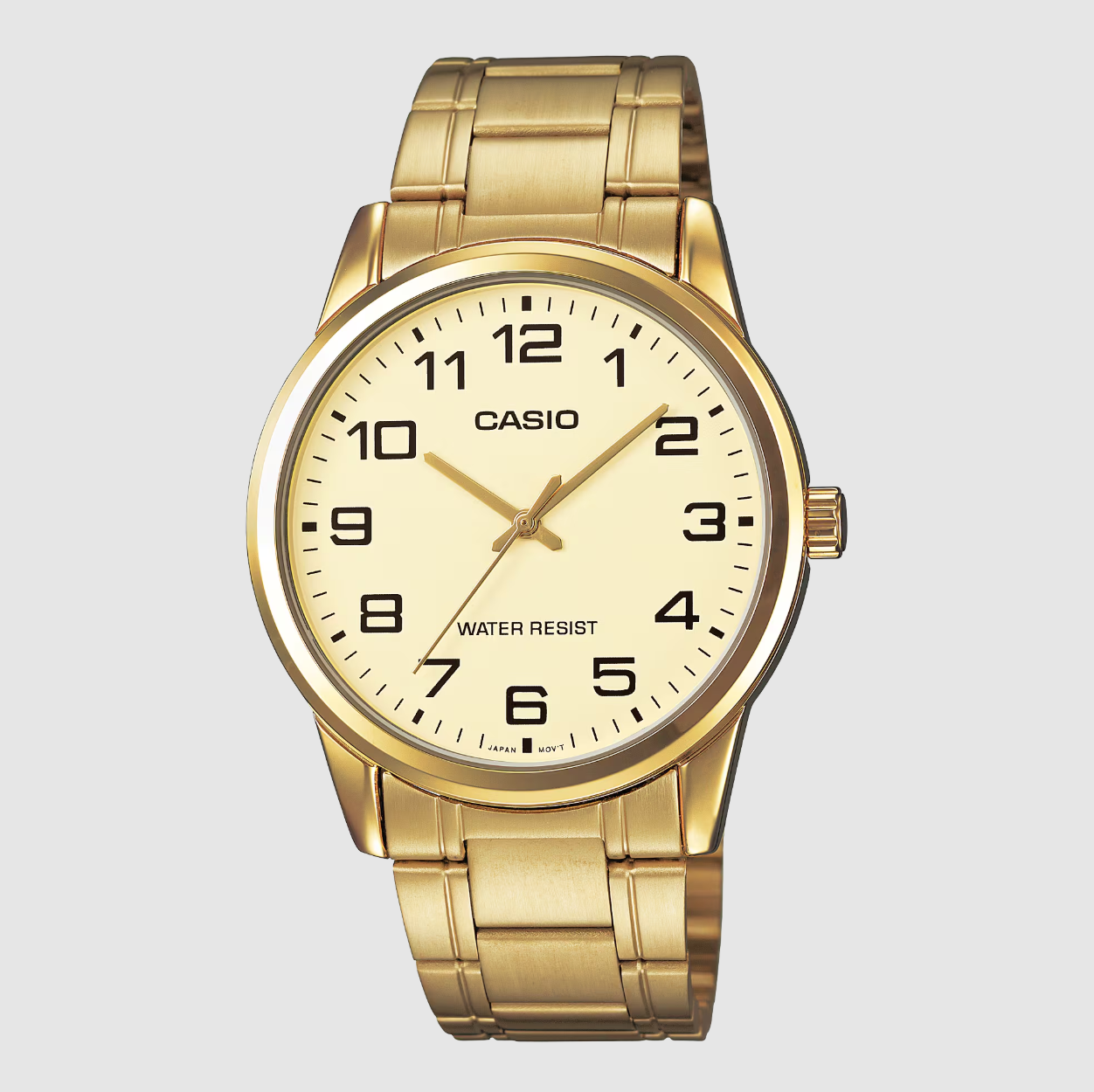 Casio MTP-V001G-9BUDF | Gold Tone Classic Analog Men’s Watch – Stainless Steel Bracelet CASIO 